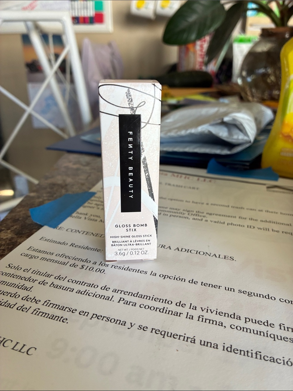 Fenty Beauty Gloss Bomb Stix - Pink White Packaging
